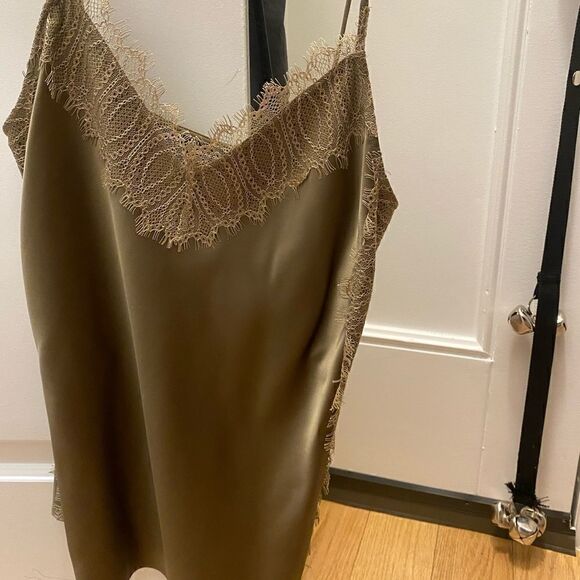 Club Monaco XS brown/dark tan Lacey tank - Picture 1 of 3